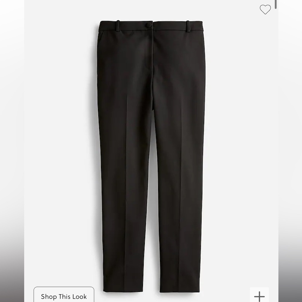 J. Crew High-rise Cameron pant in four-season stretch black sz 2
